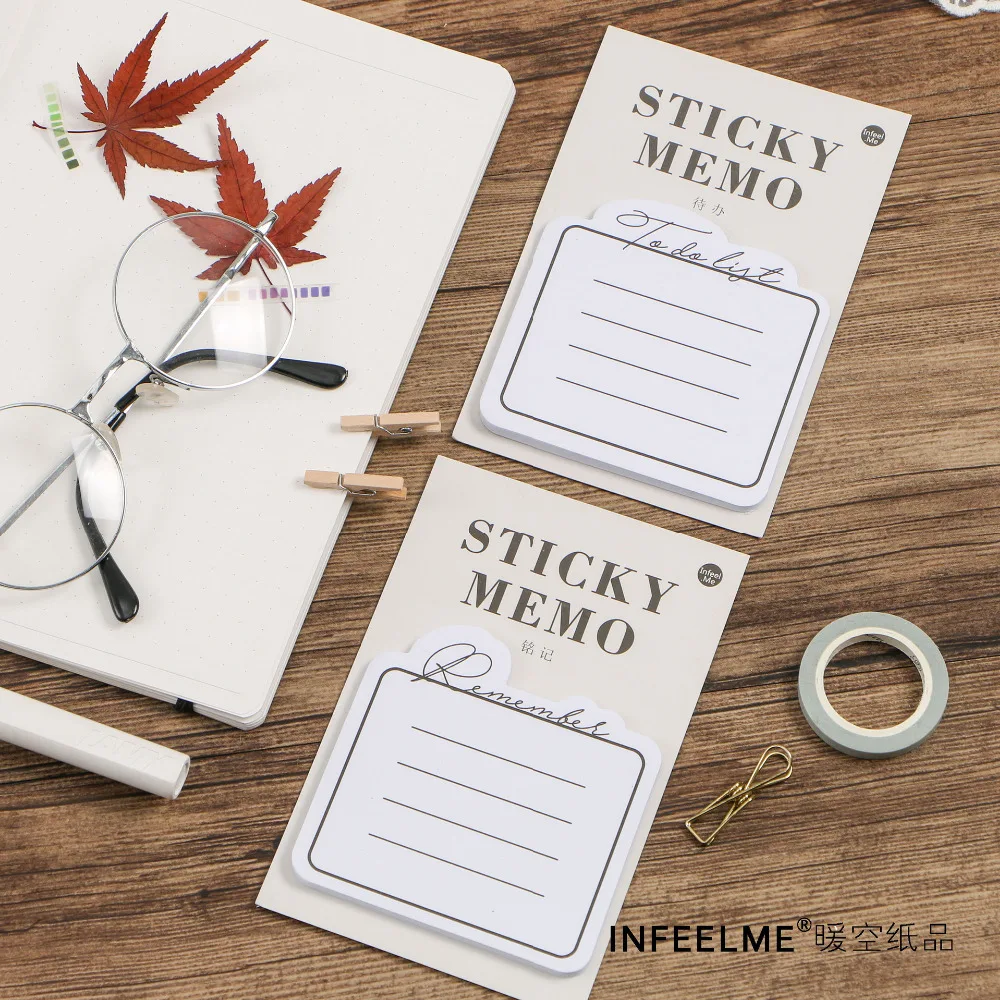 30 Pages Simple To Do List Sticky Note Memo Pad School Office Supply