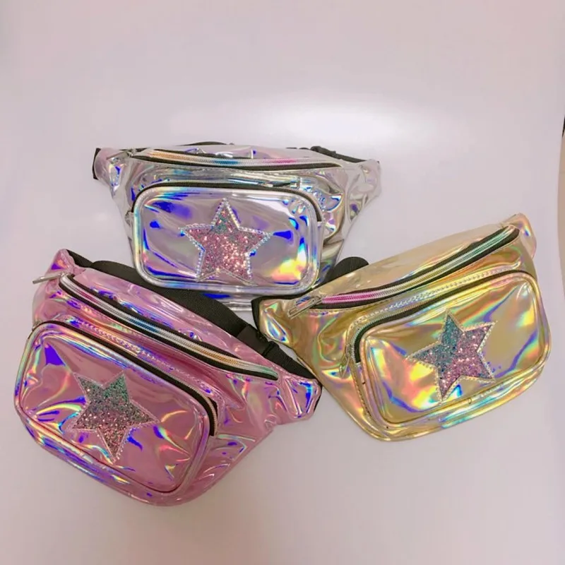 

NEW laser Lady's belt bag fanny pack women's waist bag banana women's shoulder bags handbags on the belt bag female belt heuptas