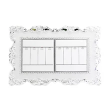 Смола один светильник переключатель объемного звучания разъем палец пластины панель Крышка