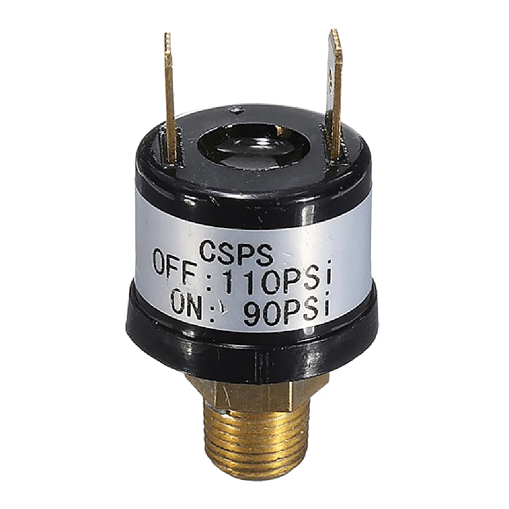 1 Pcs Horn Compressor Air Pressure Switch 12V 90-110 PSI For Air Horns Train Horns Air Suspension Compressors Etc