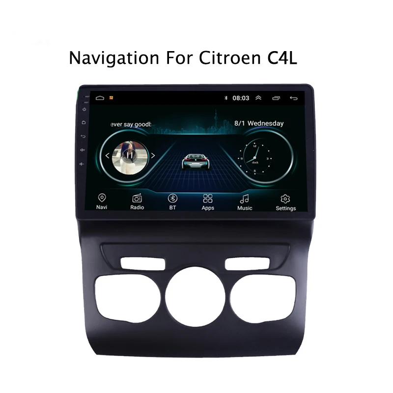 10 1 &quot2.5D IPS Android 8 автомобильный DVD GPS плеер для Citroen C4L 2013 2014 2015 2017 Радио стерео