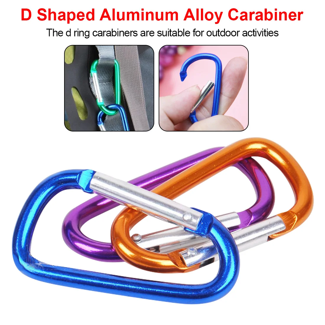 تسلق اكسسوارات الأسود D على شكل سبائك الألومنيوم حلقة تسلق هوك سلسلة المفاتيح في الهواء الطلق التخييم الصخور المشي أدوات إنقاذ حقيبة تسلق اكسسوارات الأسود D على شكل سبائك الألومنيوم حلقة تسلق هوك سلسلة المفاتيح في الهواء الطلق التخييم الصخور المشي أدوات إنقاذ حقيبة