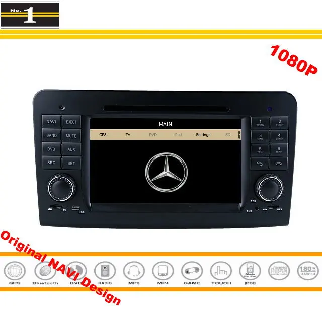For Mercedes Benz ML Class W164 2005 2012 font b Car b font GPS Navigation Stereo