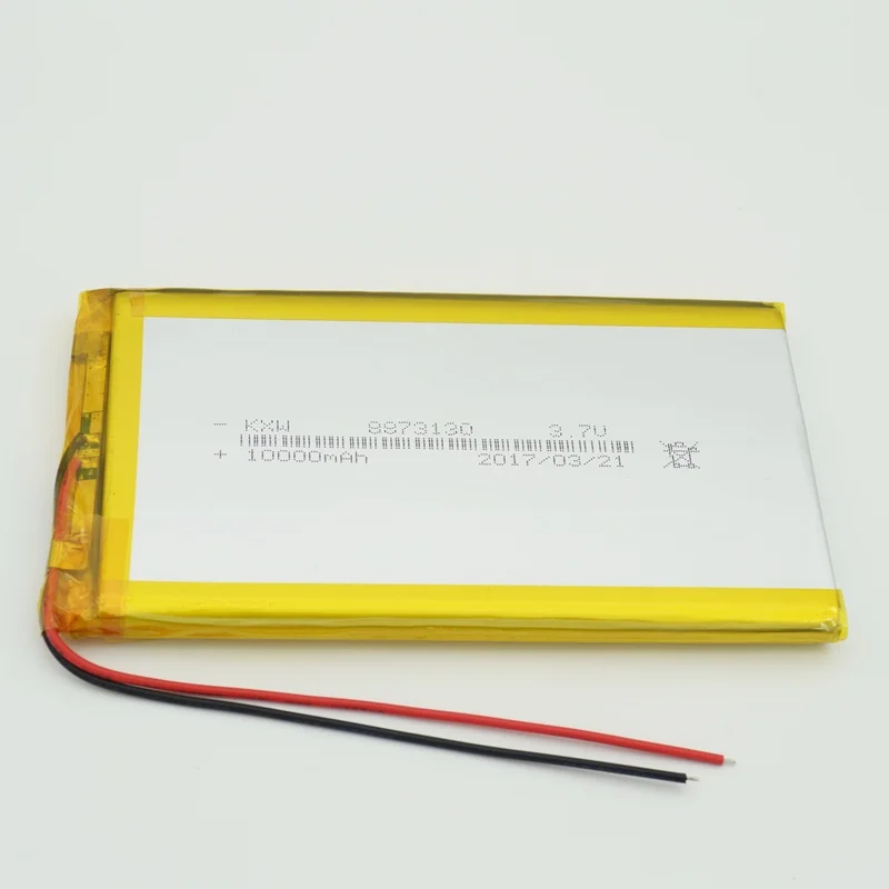 8573130 3 7 V 10000 mAh литиево полимерный lipo v 10ah аккумуляторная батарея 2a для power bank pad dvd gps