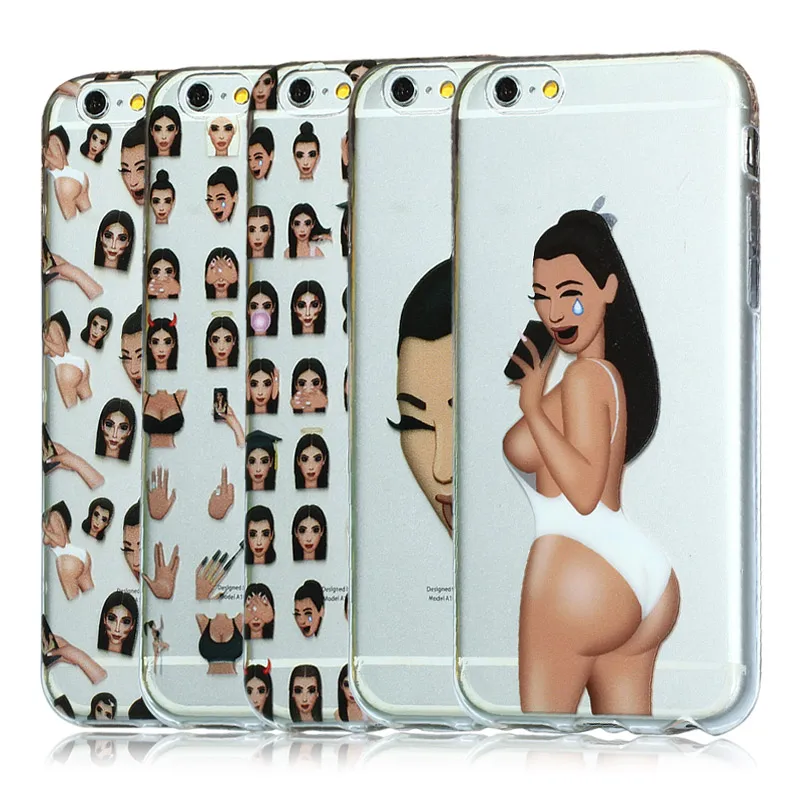 Kimoji Silicone Case For iPhone 6 S Plus Ultra тонкий Плюс Capinha Новые Поступления Shell Обложка Fundas|silicone