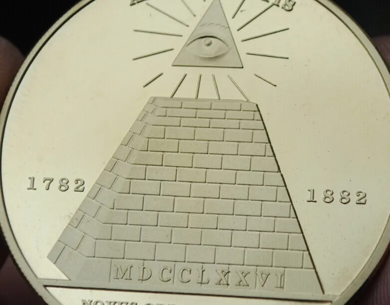 40 мм Большая печать США сувенирная медаль для монет