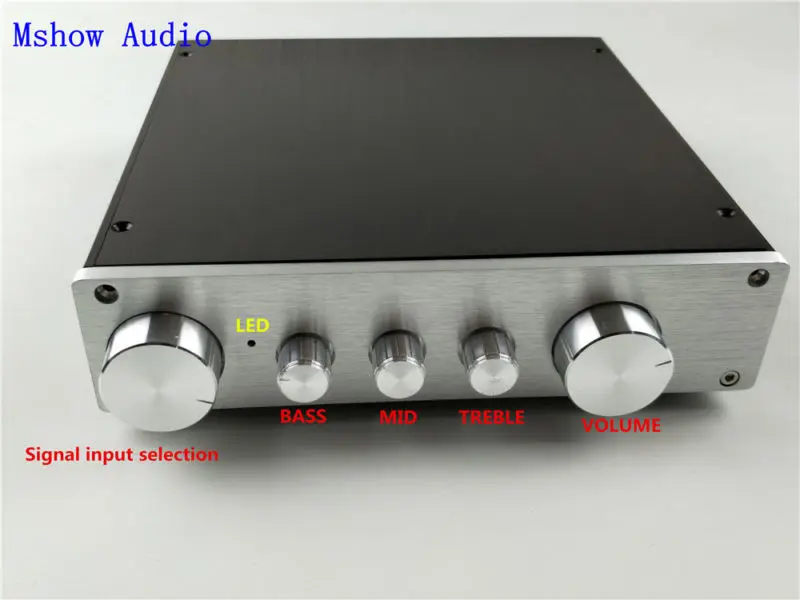 Mshow audio HIFI Class A audio preamplifier preamp amp tone adjustable