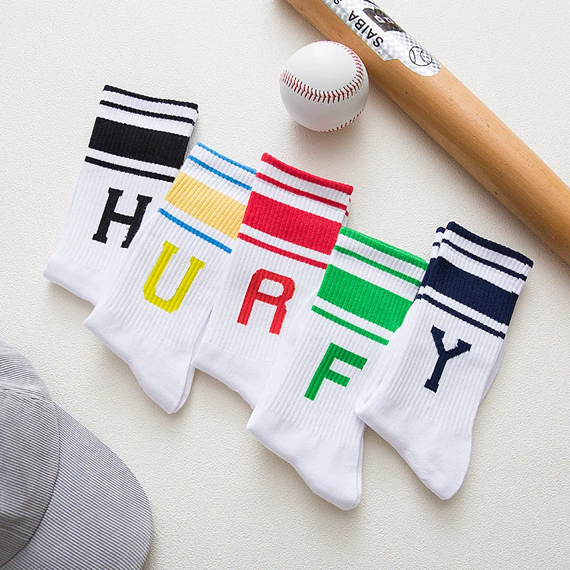 

Autumn and winter ladies socks Japanese Harajuku cotton letters Harajuku fashion socks soft breathable cotton funny ladies socks