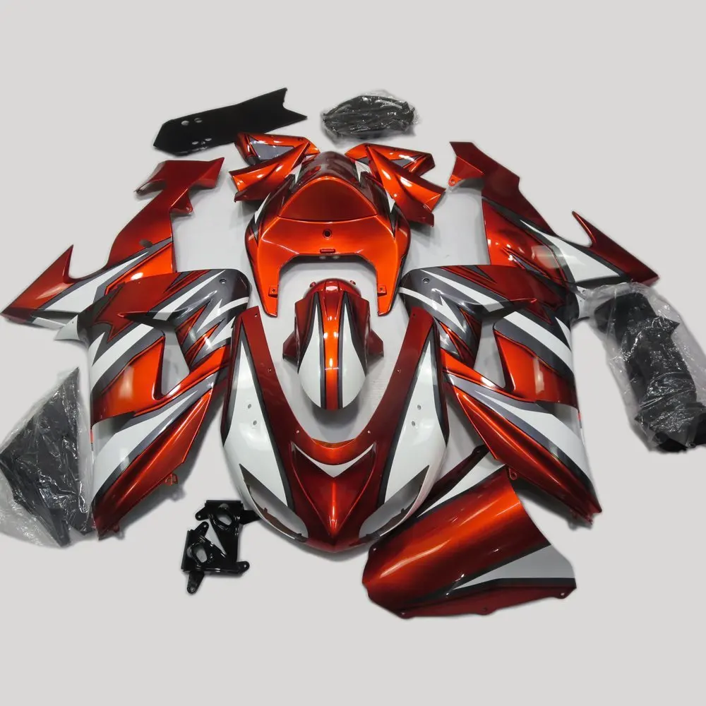 

Motorcycle Bodywork Fairing For Kawasaki Ninja ZX-10R ZX10R 2006 2007 Year ZX 10R 06 07 Fairings Injection Molding + Headshield