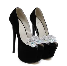 16CM high with European and American Spring new diamond shoes waterproof fine with the fish head shallow mouth sexy shoes