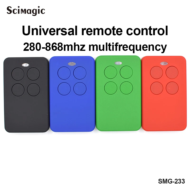 

3X Universal gate and garage door remote control for BENINCA DITEC FAAC CAME DOORHAN HORMANN SOMFY LIFTMASTER DEA SOMMER Remote