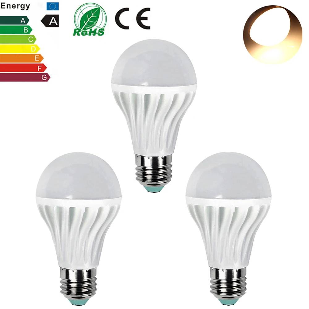 3pcs LED Lamp E27 5W 10W LED Bulb 110V 220V LED Light SMD5730 Lampada LED Lights Lighting High Quality Aluminum WarmCold White (10)