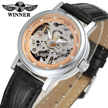 

Winner Watch Fashion Women Watches Top Quality Lady Watch Factory Shop Free Shipping WRL8048M3S9