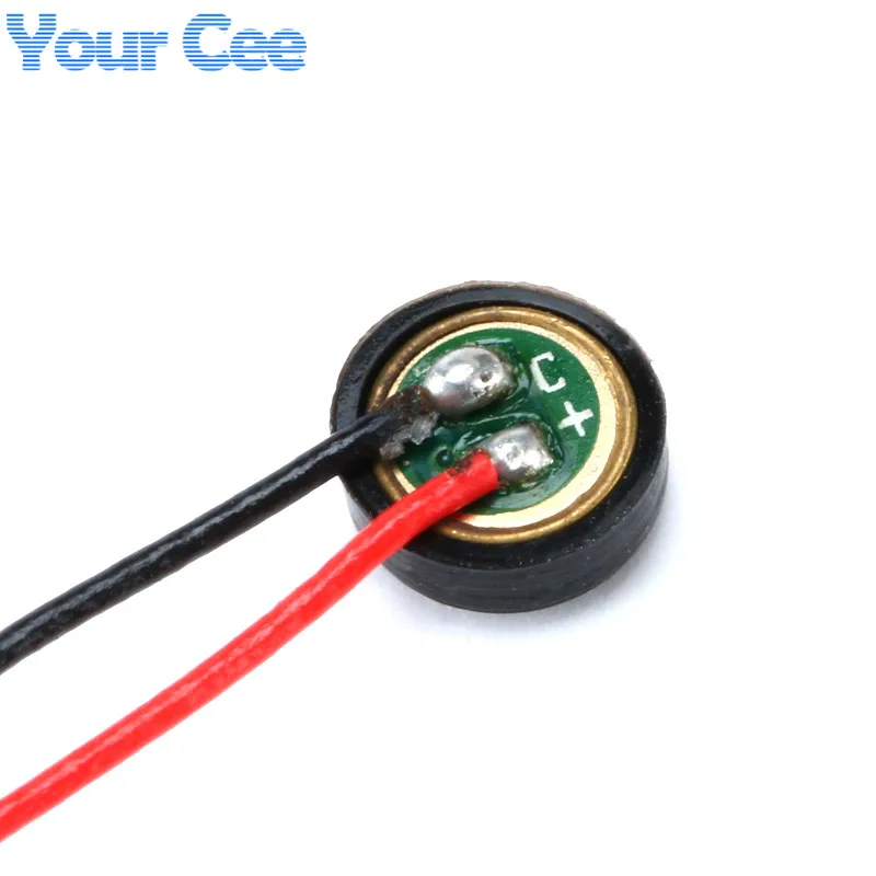 41.5MM Capacitive Electret MicrophonePick-Up -58+-3dB (wire length5.5CM) MIC Electret Condenser 4 X 1 (5)