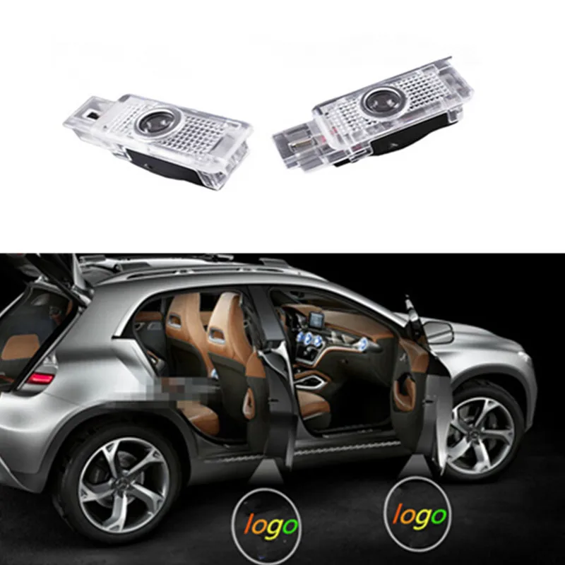 2 светодиодный А лазерный луч для двери светильник синий W203 W209 W208 r170 R198 C Класс SLK CLK