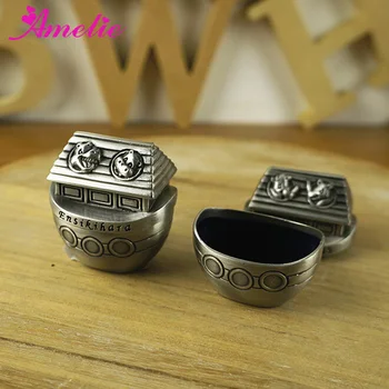 

4Piece/Lot Free Shipping Metal Baby Favor Gift Box Baby First Tooth & Curl Box Newborn Baby Gift Set