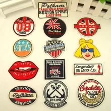 Индивидуальный Дизайн Вышитый Бардж тяжелый металл панк рок логотип музыкальной группы футболка куртка шляпа значки аппликаций