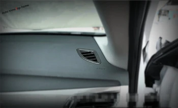 

Yimaautotrims Dashboard Air Conditioner AC Vent Outlet Frame Cover Trim Fit For BMW X2 F39 2018 2019 2020 ABS Carbon Fiber Look