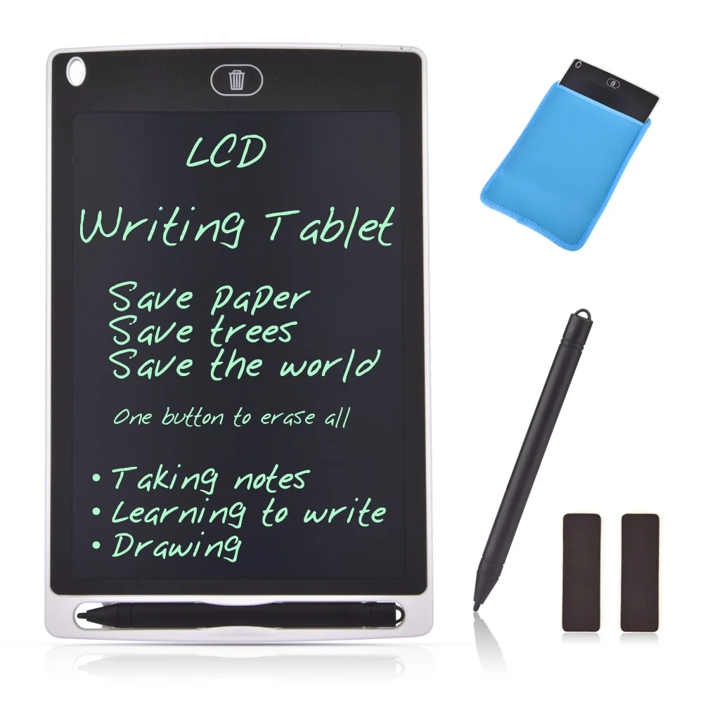 

Fridge Magnet Notepad LCD Writing Tablet 8.5 Inch Digital Drawing Pad Children Writing Board Home Kitchen Fridge Message Board