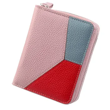 

2019 Wallet Women Leather Vintage Fashion Small Wallet Purse Money Bag Zipper Coin Pocket