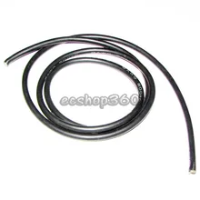 10Meter lot Black Color Silicon Wire 14 AWG 14AWG Heatproof Soft Silicone Silica Gel Wire Connect