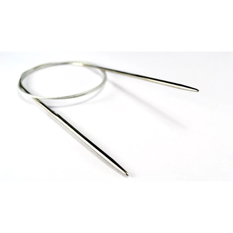 80cm Stainless Steel Needlework Tools Weaving Pins Crochet Popular Circular Knitting Pins Knitting Needles 1PC Hot Sale