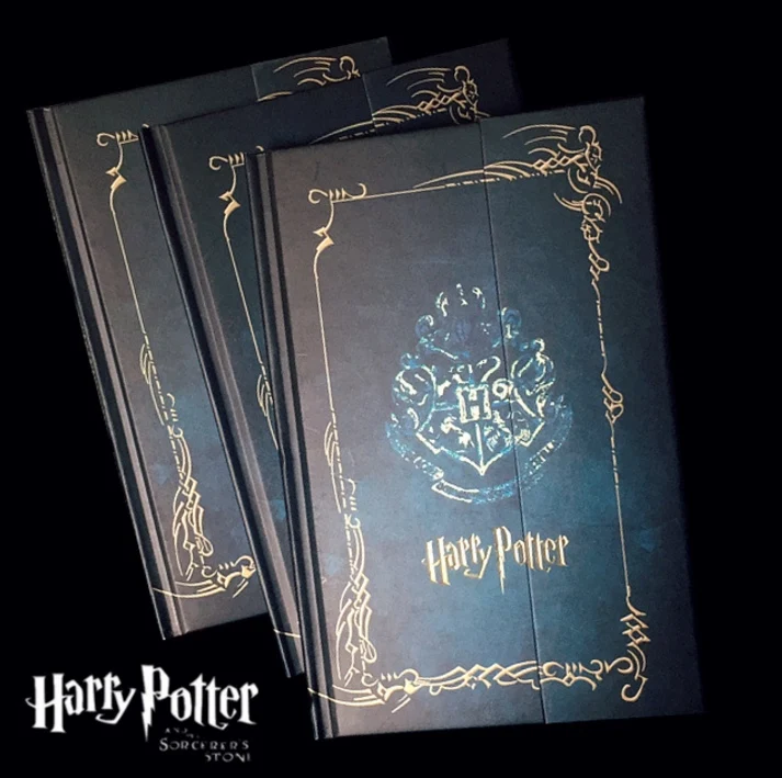 

10 PCS/LOT Harri Potter Diary Notebook with 2017-2018-2019 Calendar Retro Hard Cover Notepad Agenda Planner Stationery Gifts