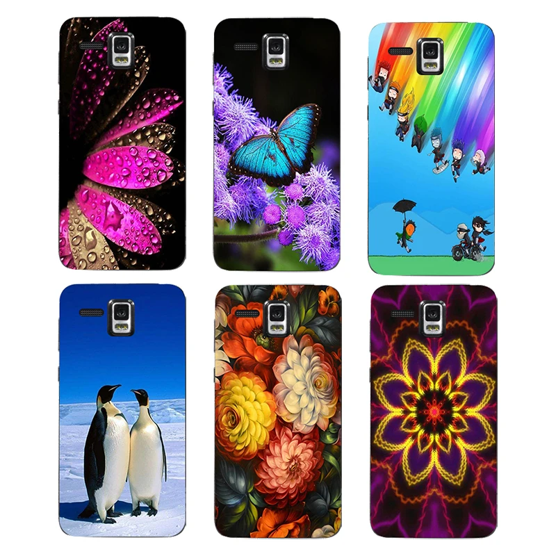 

Soft Silicone Patterned Case For Lenovo A806 A808t A8 Back Cover Flower Bear Cat Dog Printed Butterfly Tower Animal Phone Case