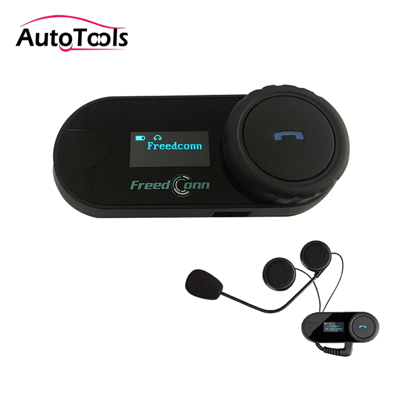 

Motorcycle Helmet T-COMSC Bluetooth Headset Intercom for Motorbike (Hands-Free/Waterproof/Intercom Range-800M