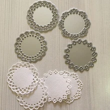 

4pcs/set Mini Doily Circles Metal Cutting Dies Scrapbooking Craft Die Cuts diy album Embossing Card make create Stencil