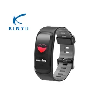 Больше хранения браслет артериального давления оксиметр пульсометр smartband фитнес-трекер многофункциональный смарт-браслет