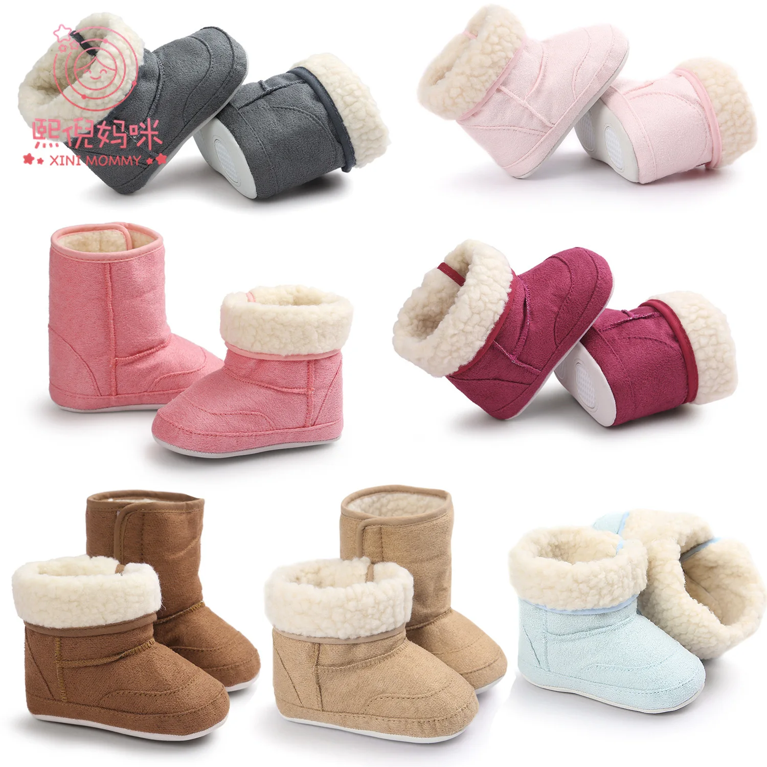 

XINI MOMMY first walkers girls shoes crib shoes baby girl boy shoes baby boots infant shoes baby moccasins