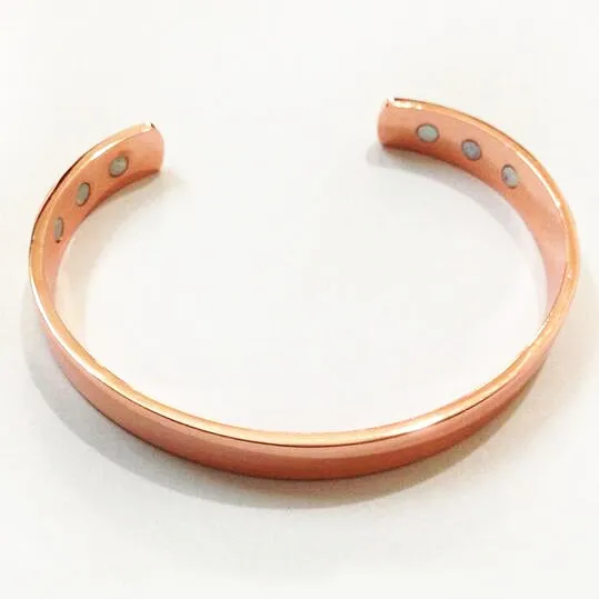 

6 magnets healing copper magnet energy health bangles mens copper magnetic bangles bracelet men