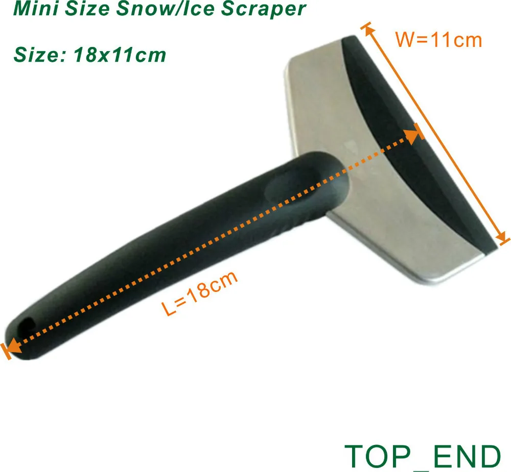 Портативный мини-размер скребок для льда, без отверстия на ручке, лопата для льда/снега, чистый быстрый и чистый, рекомендуемый инструмент для зимы