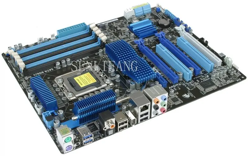 

original motherboard for ASUS P6X58D-E DDR3 LGA 1366 24GB USB2.0 USB3.0 for I7 CPU X58 Desktop Motherboard Free shipping