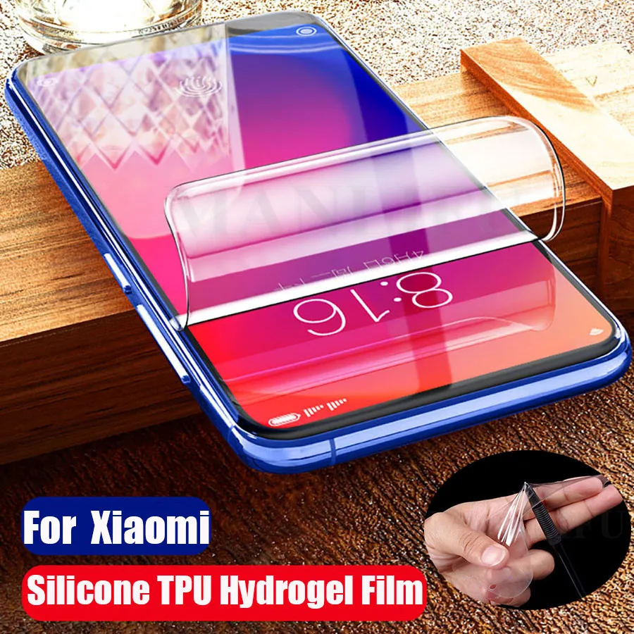 

20D Front Soft TPU Full Premium Screen Protector For Xiaomi Mi 9 9T 8 8 9 SE Lite Pro Clear Hydrogel Film Redmi K20 Note 7 Pro