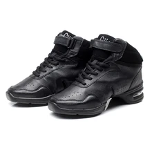 Современный танцевальный Джаз из натуральной кожи; Женские Мужские Танцевальные Кроссовки с воздушной подушкой в стиле хип-хоп; обувь для танцев