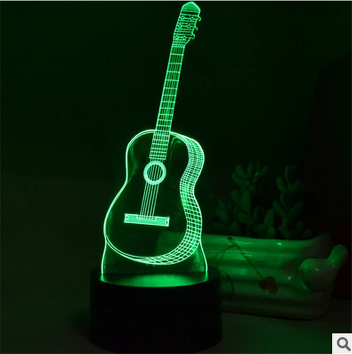 Сенсорный Обесцвечивающий Цветной 3D ночной Светильник USB3D мерный визуальный светильник s красочный Обесцвечивающий атмосферный ночной Светильник