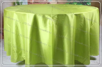 

Apple Green Taffeta Tablecloth For Wedding Event&Party&Hotel&Banqet Supplies/Decoration(Chair Cover&Band&Backdrop&Napkins)