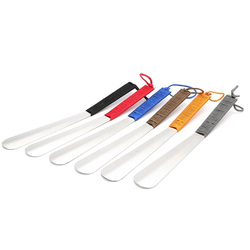 

EYKOSI 1PC Extra Long Stainless Steel Handled Shoehorn Shoe Lifter Tools Durable 38.5cm New