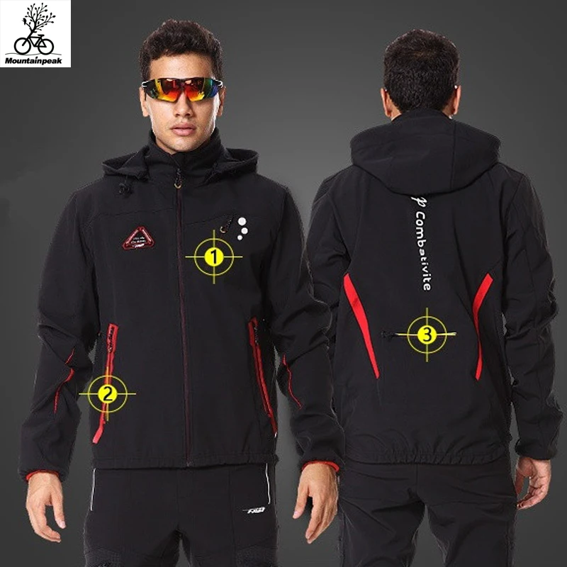 Skup MTP męskie kurtki turystyczne wodoodporna kurtka wiatroszczelna Softshell wspinaczka znosić narciarstwo zagęścić polar Hardshell MP001