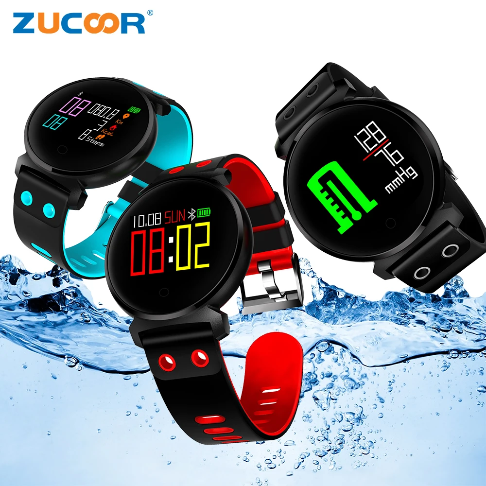 

ZUCOOR Smart Bracelet Pulse Monitor Blood Pressure Wearable Devices Bluetooth Camera Pulseira Inteligente Tonometer Bracelets