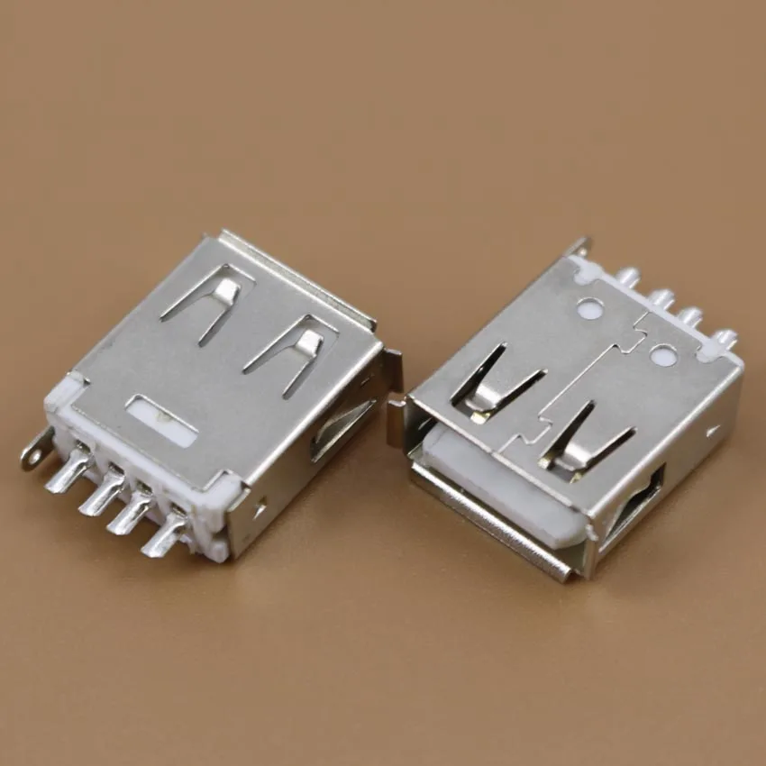 Прямой USB разъем YuXi типа A 1 шт.|female usb connector|usb female femaleusb connector solder |