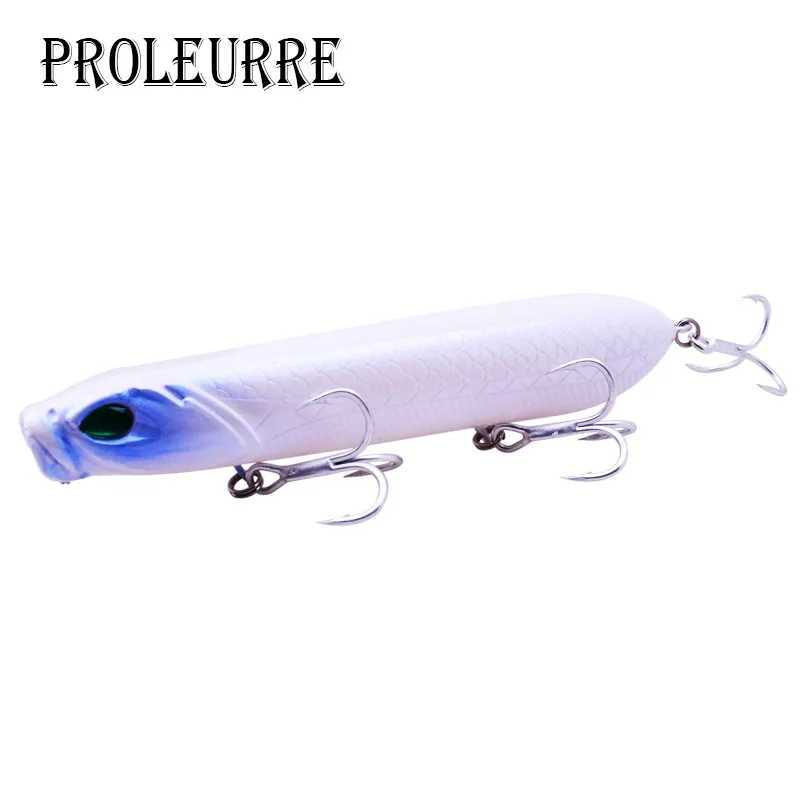 

1Pcs Hot Popper Fishing Lure 100mm 17.8g Pencil Floating Top Water Popper Wobbler Hand Lure CrankBaits Fishing Tackle