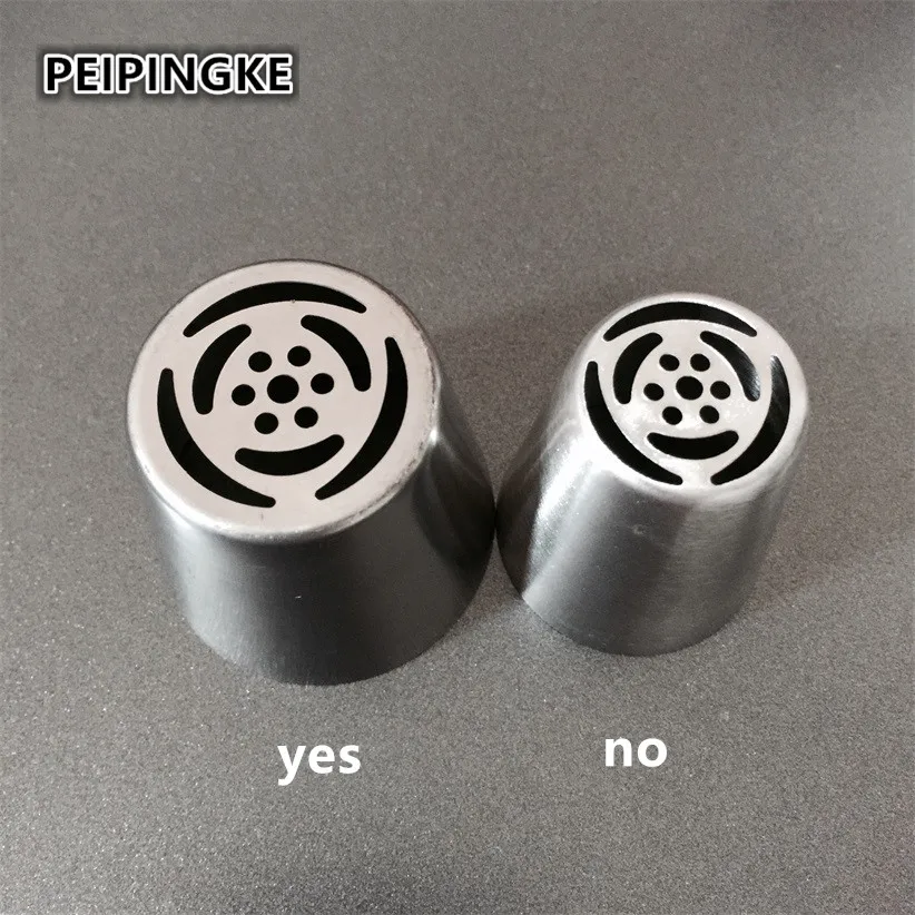 

PEIPINGKE 1pc Super Big Nozzles Cake Decorating Tips 304 Stainless Steel Icing Piping Nozzles DIY Pastry Tips #800