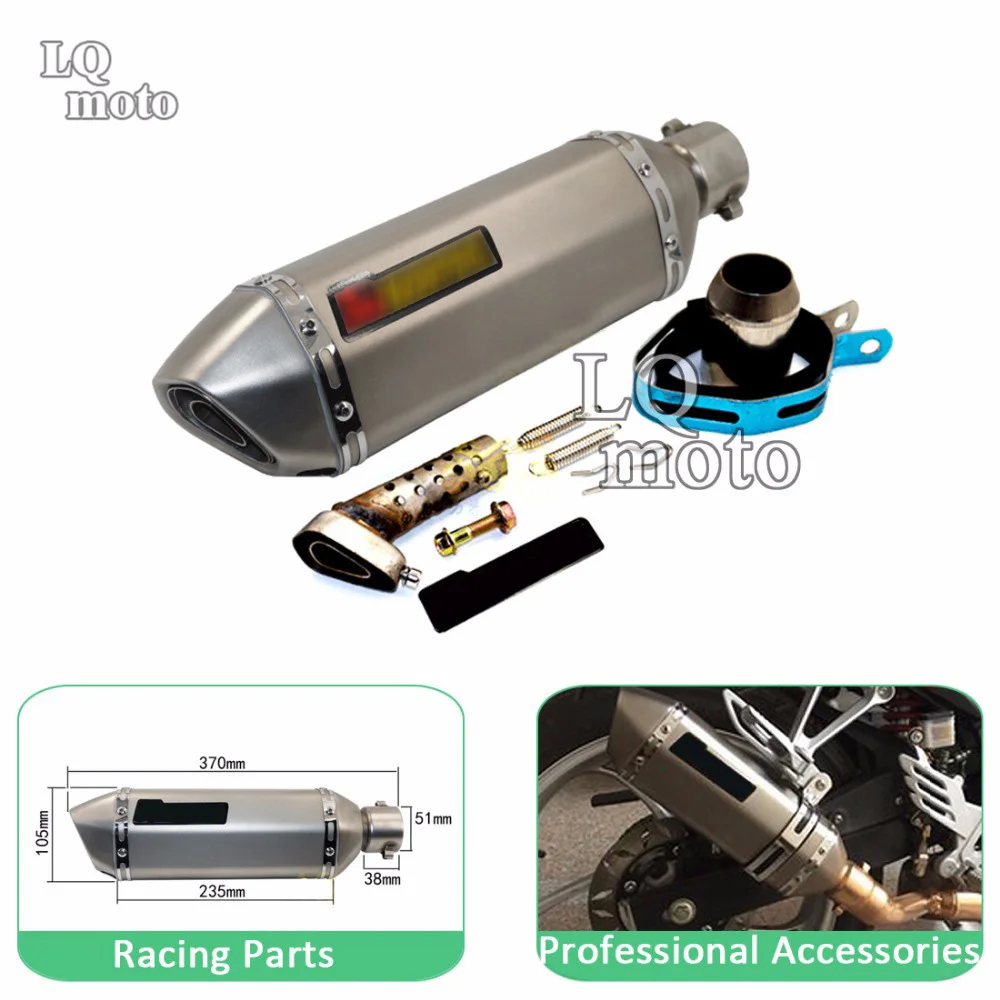 

Universal Motorcycle Akrapovic Modified Exhaust pipe For benelli 300 hornet 600  yamaha mt 09