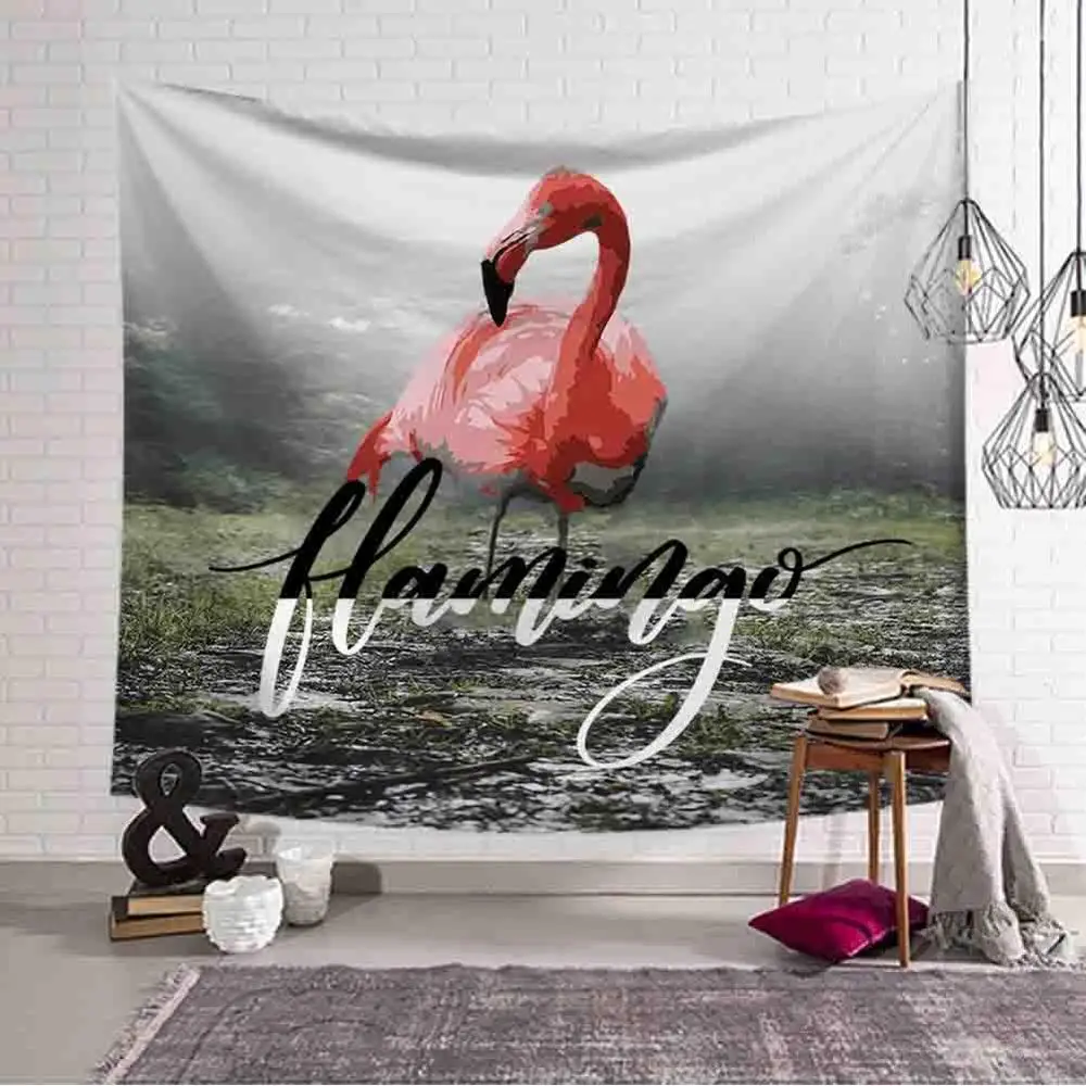 Pink Flamingo Tapestry 5