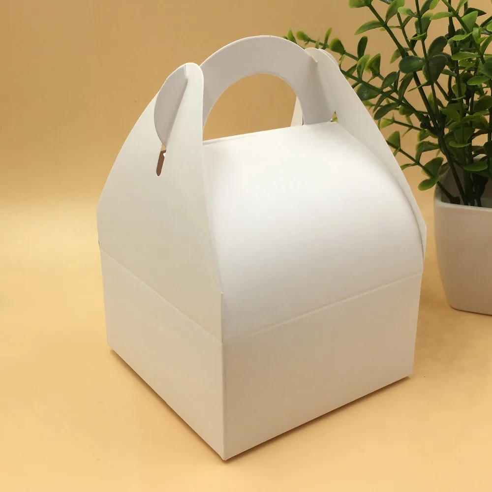 

Portable Wedding Candy Box Ear Shape Kraft Paper Box 12Pcs/Lot for Jewelry Cake Carrying Cases Favors Gift Packaging Boxes