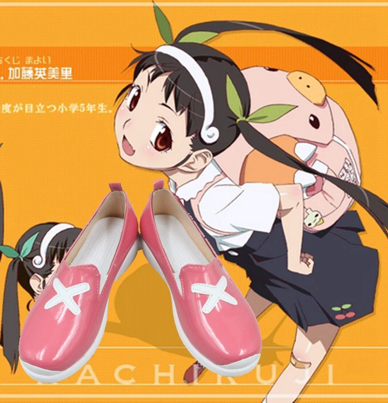 Bakemonogatari Nisemonogatari Hachikuji Mayoi обувь для маскарада сапоги на заказ 3043 | Тематическая