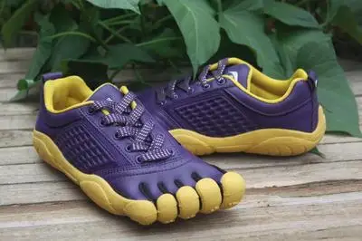 

Women 5 Fingers ladies Outdoor GYM walking shoes females Slip-Resistant cowhide leather Lightweight Sneakers ladies 5 TOE Shoes